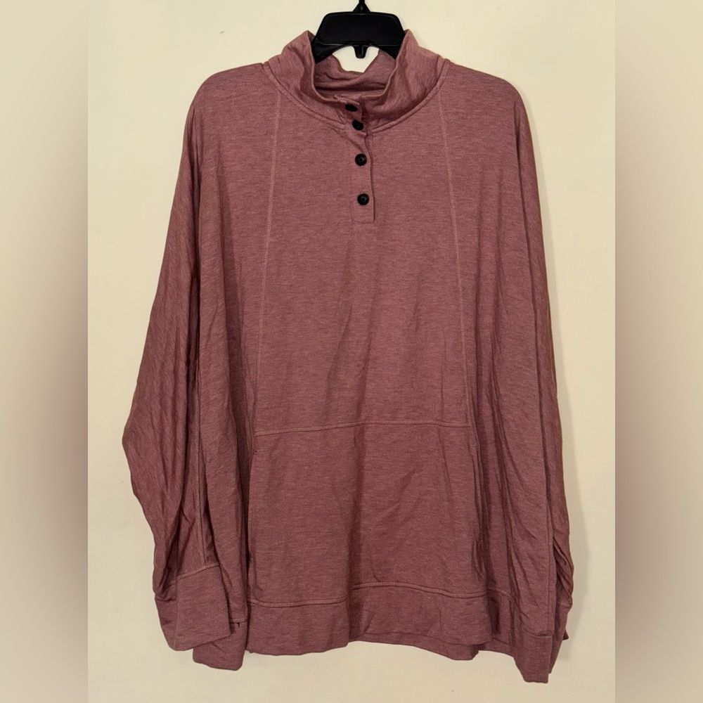 Cuddl Duds Rose Pink Top Long Sleeve Turtleneck